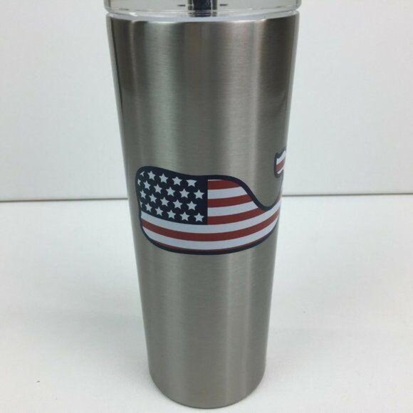 Vineyard Vines Lidded Reusable Water Cup Set 4 - Picture 4 of 5